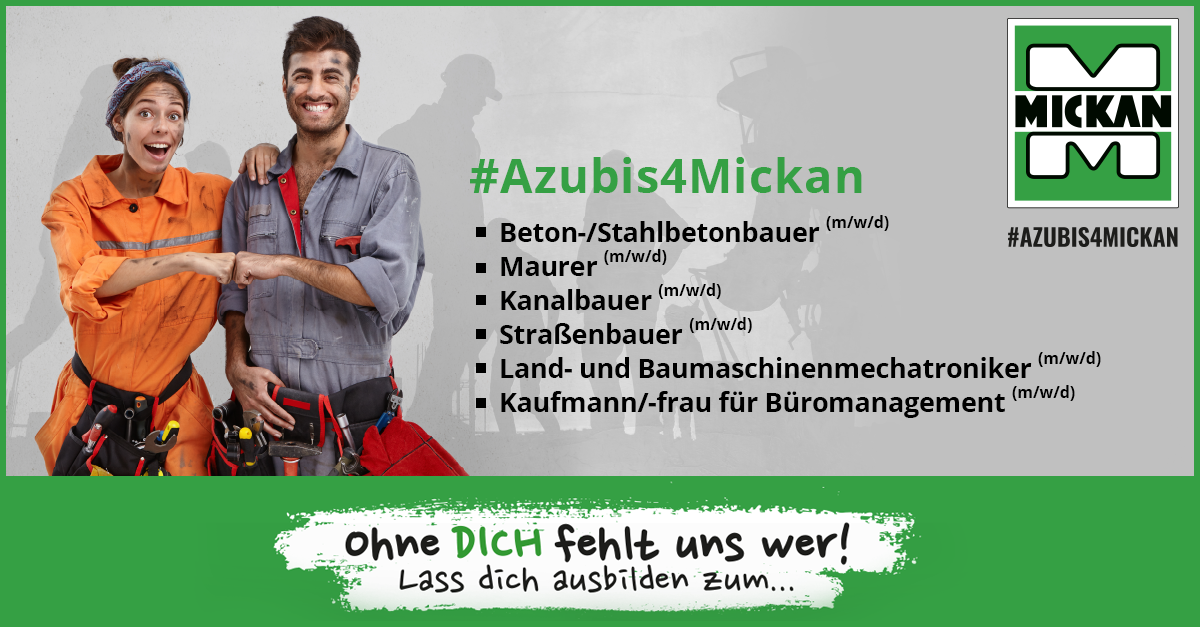 Stellenangebote Auszubildene bei Mickan