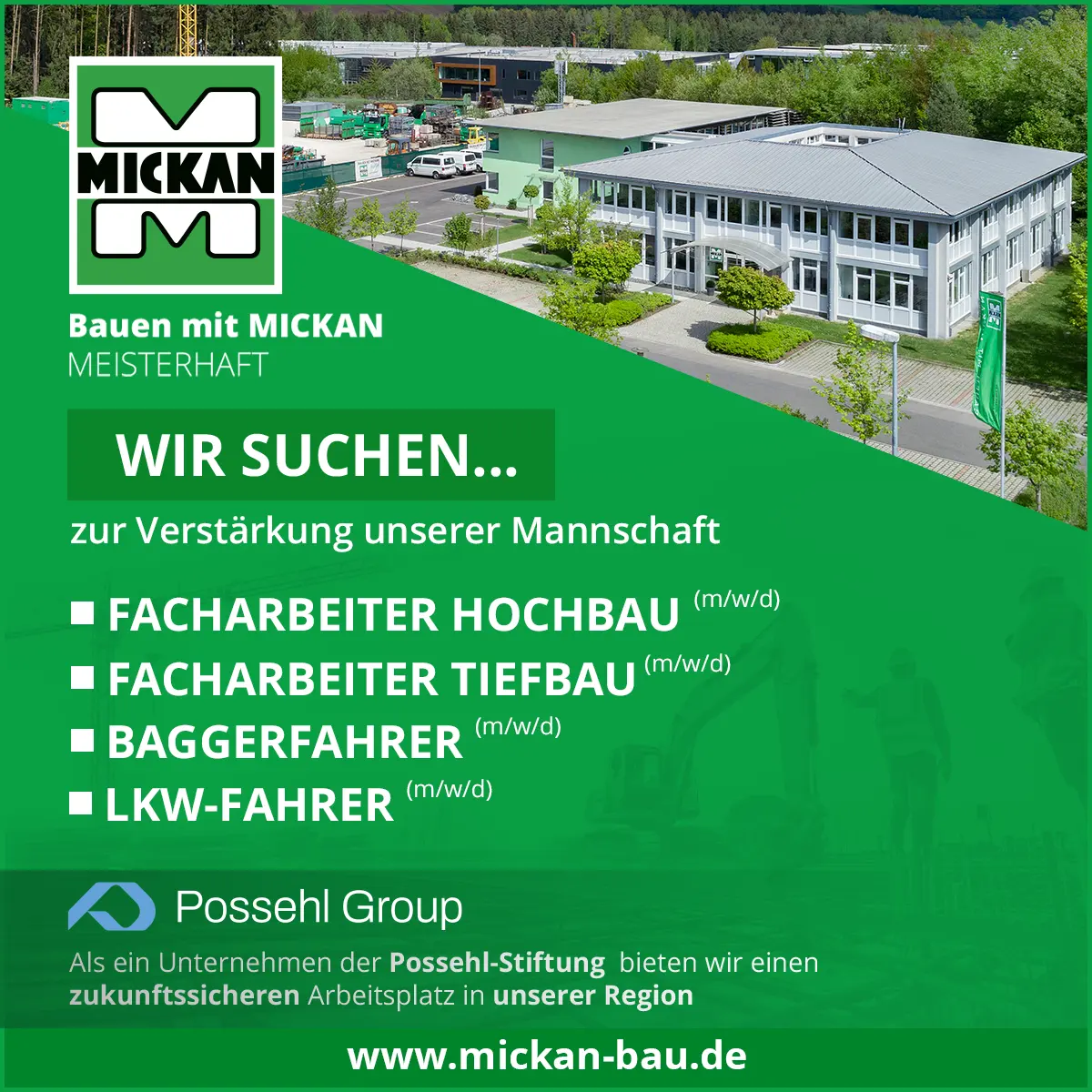 Wir suchen ...